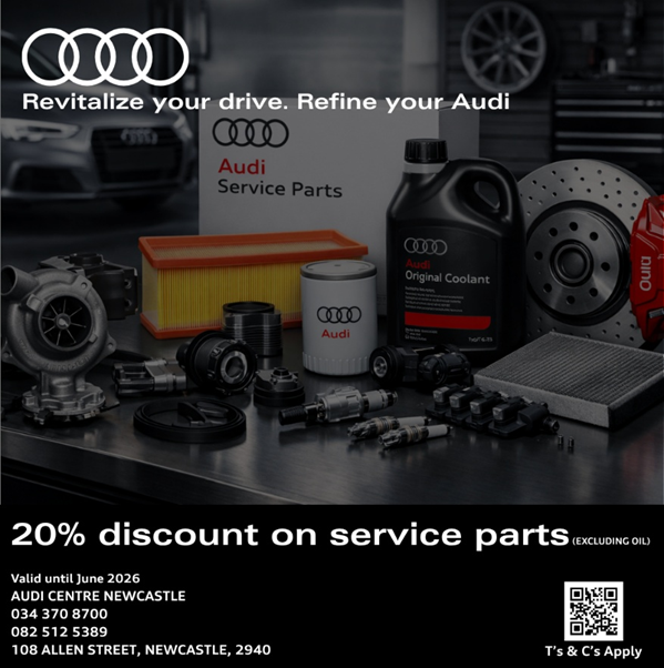 Keep your Audi performing at its best with genuine service parts designed for precision and reliability.