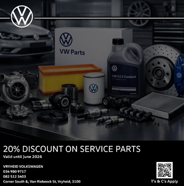 Keep your Volkswagen running at its best with our latest service offers. special image
